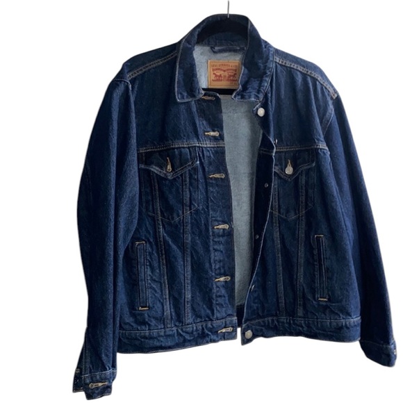 Levi's Dark Blue Jean Jacket - Picture 1 of 13